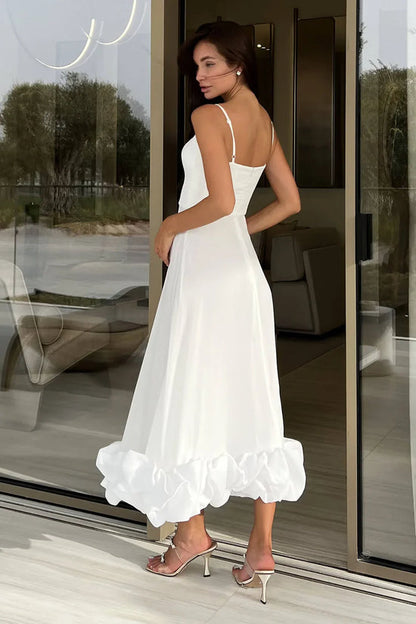 IRSA | ROBE AVEC VOLANT ET BUSTIER